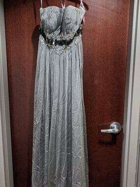 Jolene 12052 Size 10 Gray Prom Dress